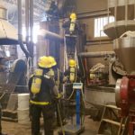 Incendio en depósito de la firma Chevalier