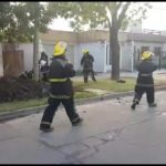 VIDEO – Susto por la rotura de un caño de gas