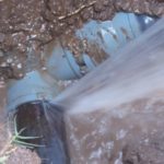COOPERATIVA – Una importante rotura de un caño provocó inconvenientes en la red