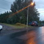 Ruta 13 – Se despistó un camión en el diluvio