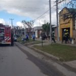 Incendio de una garrafa en una vivienda