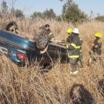 Vuelco en Ruta 40 S