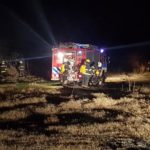 Incendio de pastizales en la zona sur de El Trébol
