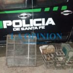 Seguridad Vial interceptó a un masculino de Piamonte que transportaba 88 pájaros