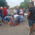 Fuerte accidente en pleno centro