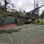 El Atlético Sastre destrozado por un tornado