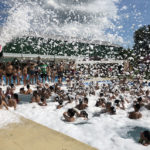 El «Verde» organizó una exitosa «Fiesta de la Espuma»