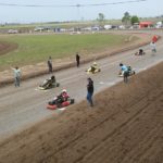 Se corre en el “San Pablo” el nocturno de motos y kartings