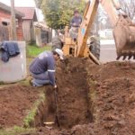 La Cooperativa continúa con el recombio de cañerías cloacales
