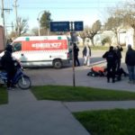 Accidente en Damiano y San Martín