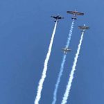 Multitudinario festival aéreo en la ciudad por los 52 años del Aero Club El Trébol