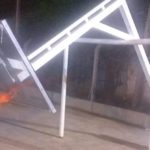 LAMENTABLE – Destrozos en la «Plaza de los sueños»