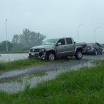 Otro accidente en el cruce de 13 y 66