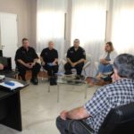 Almada se reunió con la cúpula policial del departamento