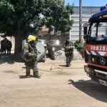 Se prendió una garrafa y alteró a todo el barrio