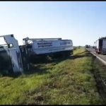 VIDEO – Doble accidente en Ruta 13