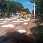 Se pavimenta la última cuadra del Bv. Europa
