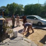 Comenzaron los trabajos de recuperación en las calles de El Trébol