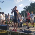 La presentación de La Depresiva en la fiesta de la pileta de Trebolense
