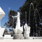 El Municipio recuerda que está prohibido meterse en la “Fuente del Bicentenario”