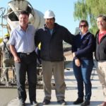 Finalizó la pavimentación de Bv. Europa, ahora avanzan por calle Lozada hacia Ruta 13