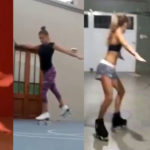 PATIN – Las deportistas del «Verde» giran y saltan en sus hogares