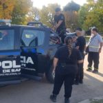 Fuerte accidente entre dos motociclistas