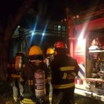 Incendio en un hogar de calle Candioti