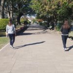 PLAZA SAN MARTIN – Habilitan sus veredas para la caminata