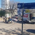 Accidente en Candioti e Italia