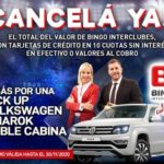 BINGO INTERCLUBES – Con la cancelación del bingo, podés ganar una Amarok