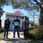 El municipio entregó una plaqueta a Club Trebolense por ser custodio del pino de San Lorenzo