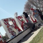 OCTUBRE ROSA – Se pintaron las letras de El Trébol por la lucha contra el cáncer de mama