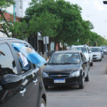 Impresionante caravana de la lealtad peronista en El Trébol