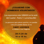 SABADO A LA MAÑANA – Jornada solidaria en Bomberos con toque de sirenas