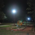 Comenzó el recambio de luminarias en el predio Ecológico