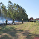Incendio en un monte al norte de la ciudad