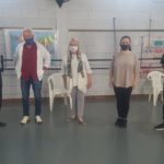 Ballet El Trébol recibió la visita del Instituto El Cimarrón