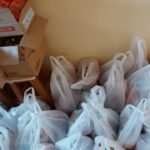 El Frente de Mujeres Sindicalistas reparte cajas navideñas en los barrios