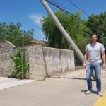 DE LORENZI Y LOS POSTES SUSPENDIDOS – «Pedimos una solución urgente»