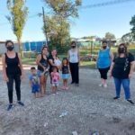 El Frente de Mujeres Sindicalistas terminó el año acercando bolsas navideñas a un buen número de familias