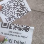 VANDALISMO – Ya rompieron una oblea de código QR