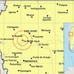 El terremoto que tuvo epicentro en San Juan y se sintió en El Trébol