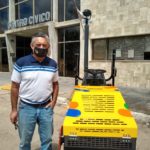 ALMADA – “El rodillo compactador será utilizado para el bacheo y la reparación del pavimento”
