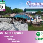 La “Fiesta de la espuma y el carnaval”, se viven en El Expreso