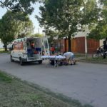 Convulsionó en la vía pública