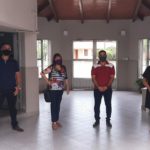 Berra realizó gestiones y entregó aportes en Los Cardos