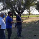 Almada y Lépore visitaron el Centro de Equinoterapia