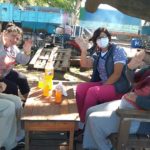 Los residentes del “Arco Iris” compartieron un almuerzo fuera del hogar
