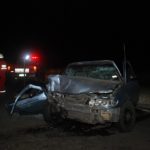 EN LOS CARDOS – Chocaron un auto y un camión sobre Ruta 13